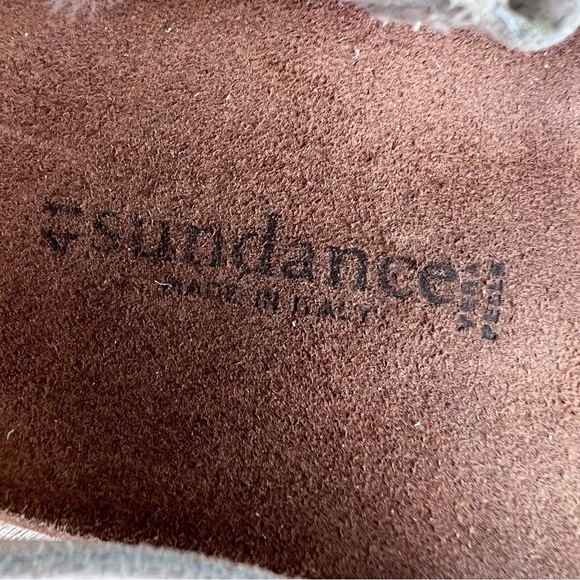 Sundance Italy Moon on the Water Cork Bottom Sandal White Shimmer Sz 10 Comfort - Picture 12 of 16